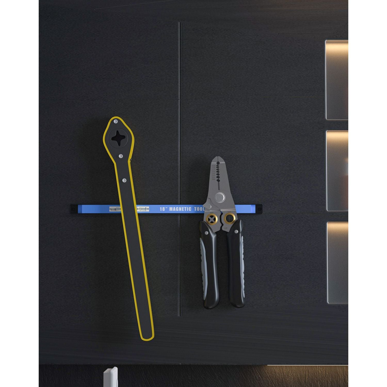Magnetischer Werkzeughalter, Blau für Werkzeug - Gesamt 45 und Alltag – Detailansicht 9