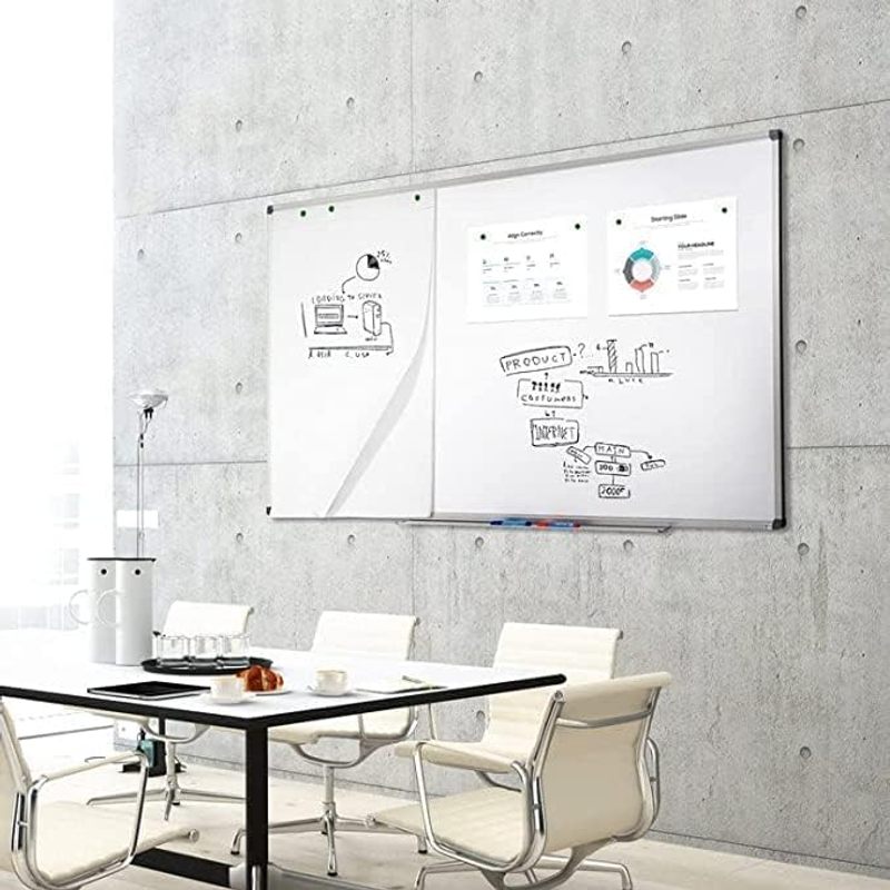 Magnetisches Whiteboard für Büro und Homeoffice – Detailansicht 22