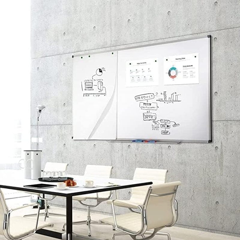 Magnetisches Whiteboard für Büro und Homeoffice – Detailansicht 38
