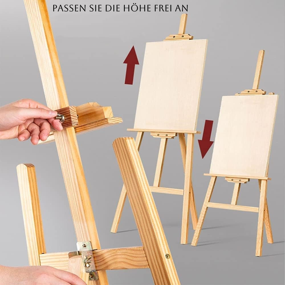 Malerstaffelei, Holz für Hobby und Kreativprojekte – Detailansicht 2
