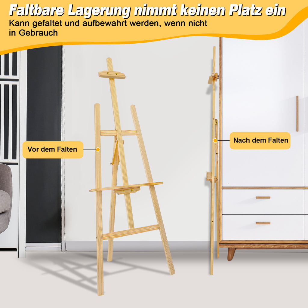Malerstaffelei, Holz für Hobby und Kreativprojekte – Detailansicht 7