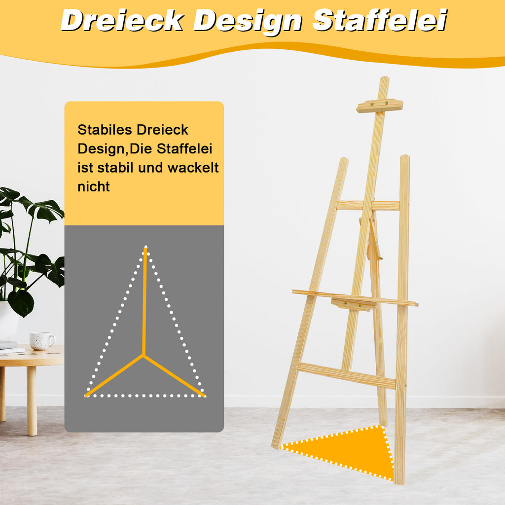 Malerstaffelei, Holz für Hobby und Kreativprojekte – Detailansicht 9