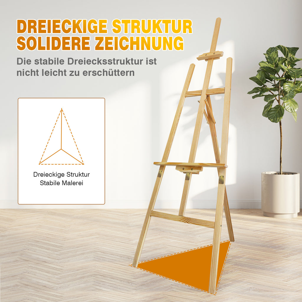 Malerstaffelei, Holz für Hobby und Kreativprojekte – Detailansicht 21