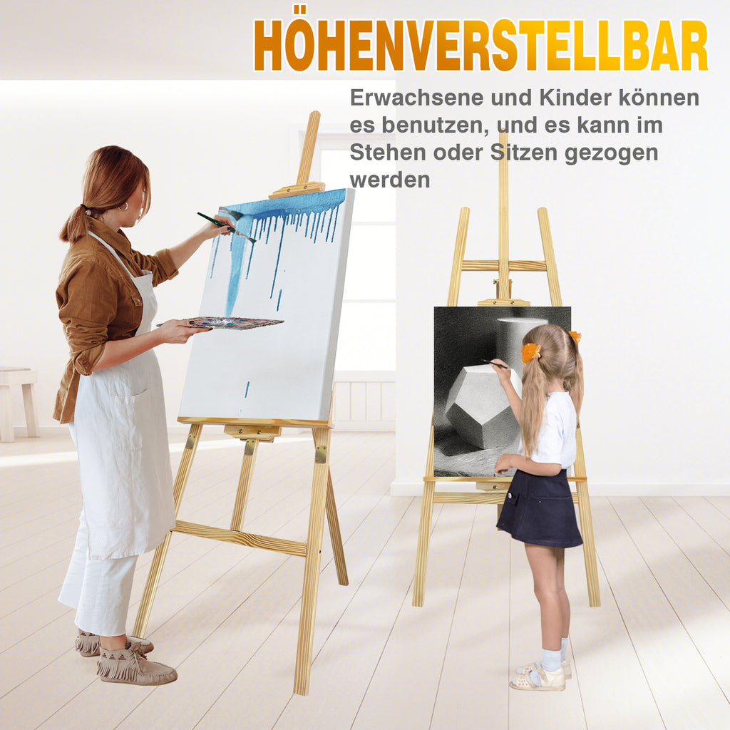 Malerstaffelei, Holz für Hobby und Kreativprojekte – Detailansicht 23