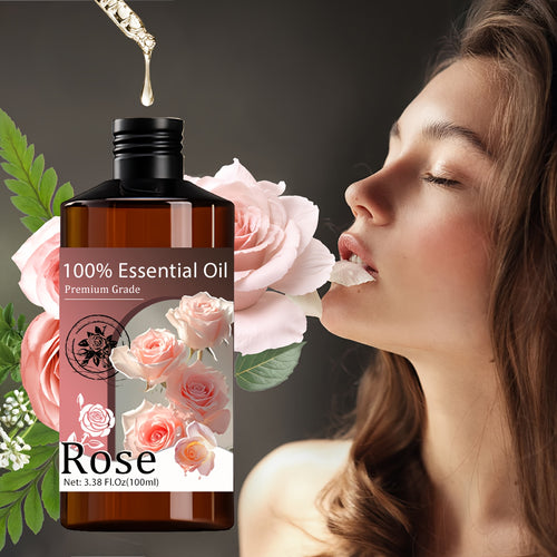 Massageöle, Ätherisches Rosenöl für Badezimmer und Haushalt – Detailansicht 2