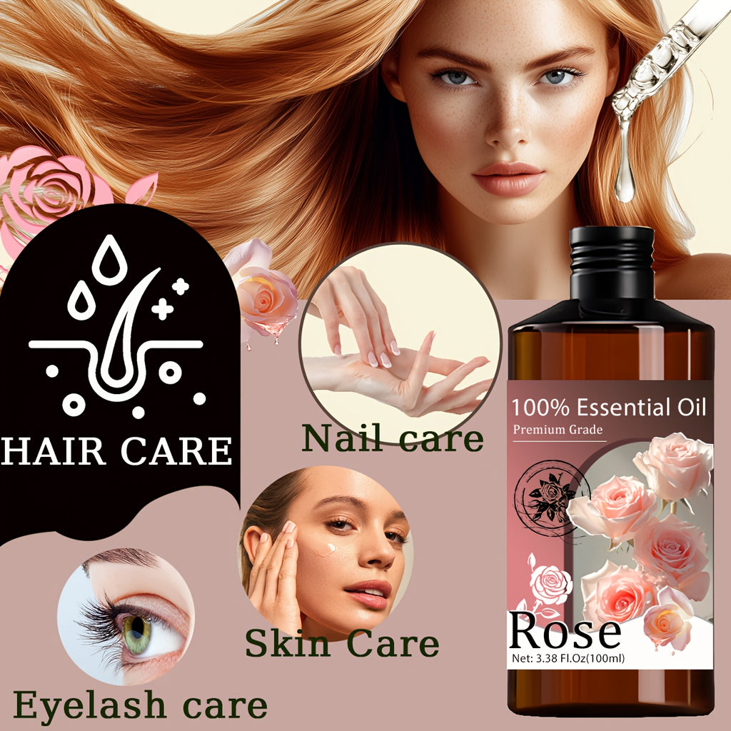 Massageöle, Ätherisches Rosenöl für Badezimmer und Haushalt – Detailansicht 10