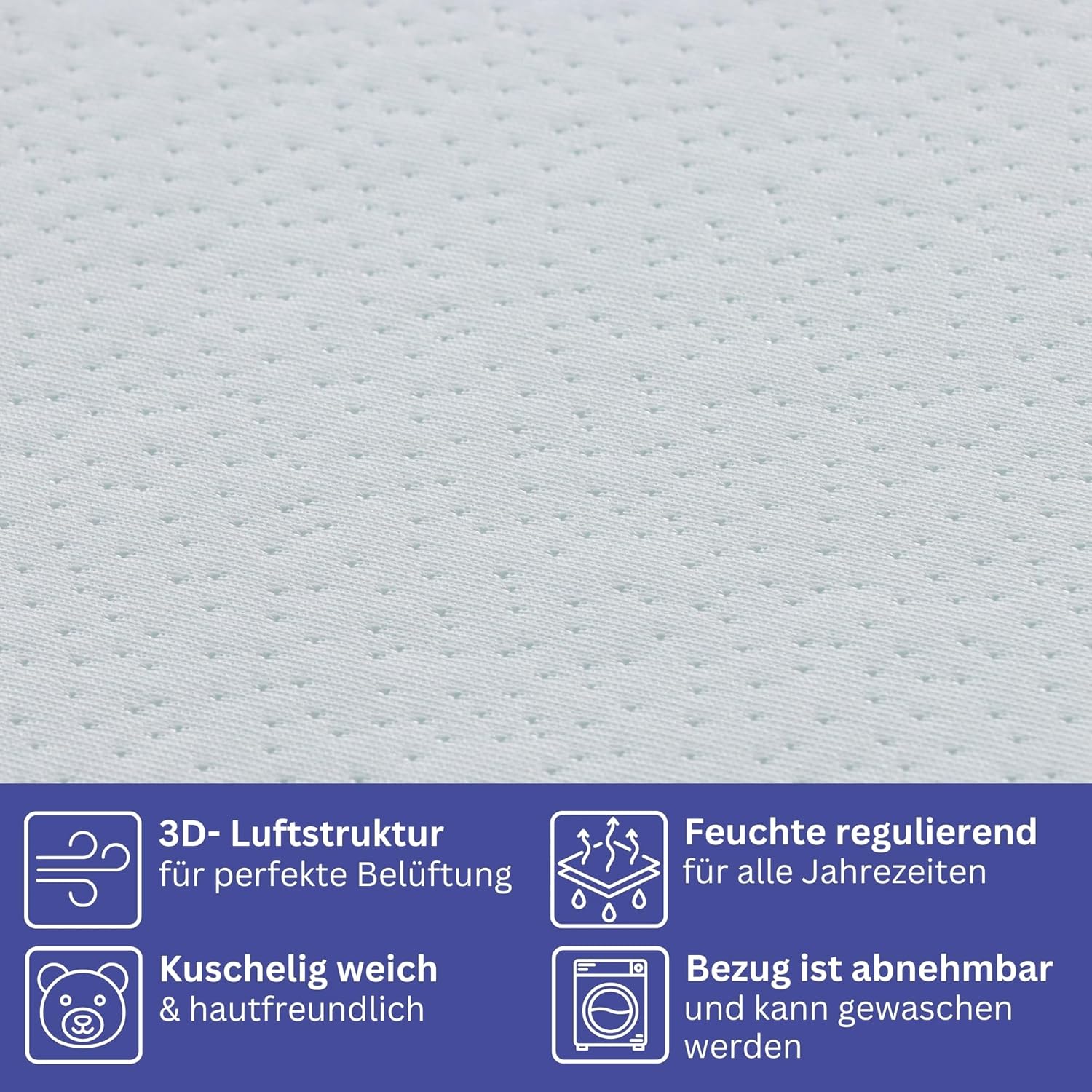 Matratze, 12cm für Schlafzimmer – Detailansicht 3