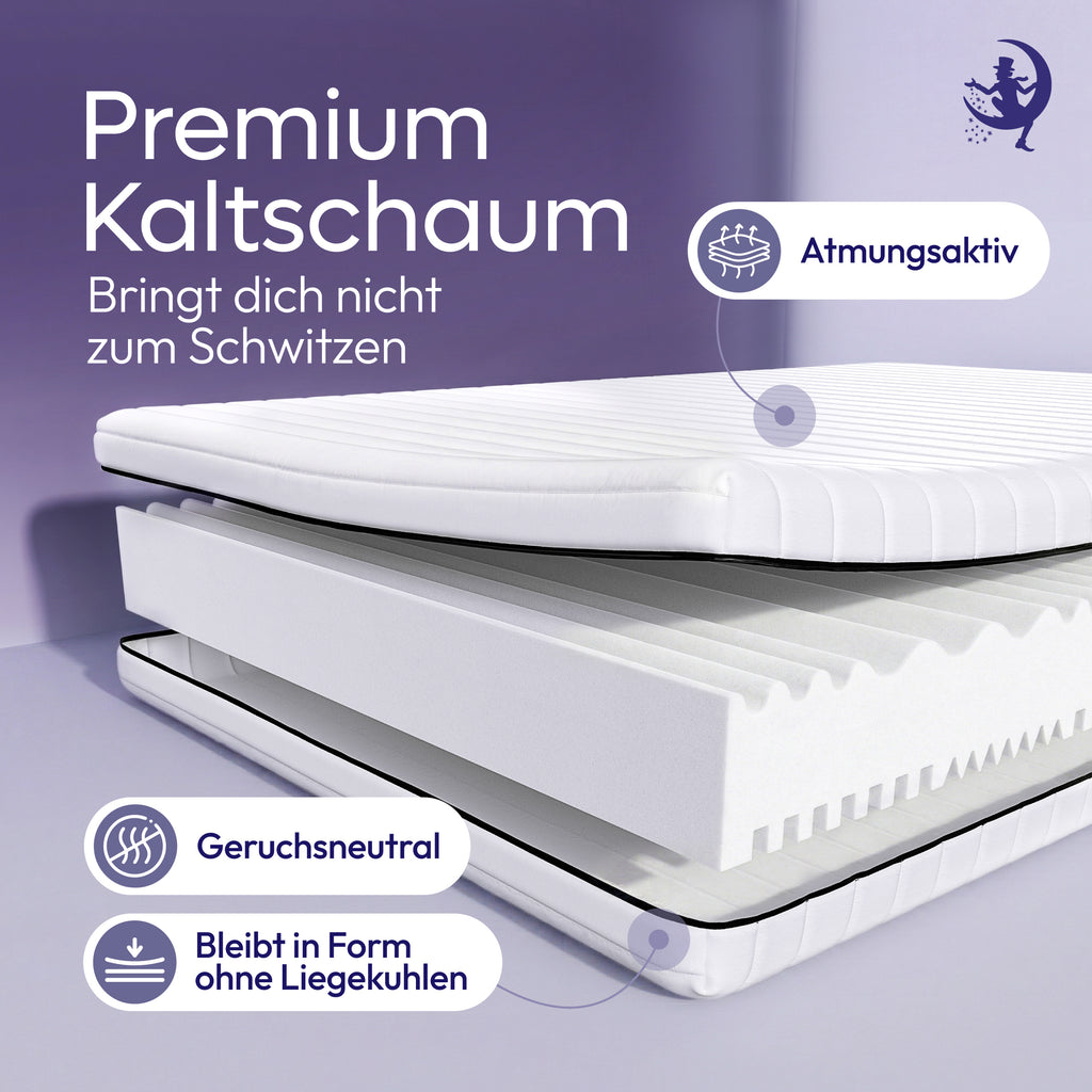 Matratze, 15 CM für Schlafzimmer und erholsamen Schlaf – Detailansicht 10