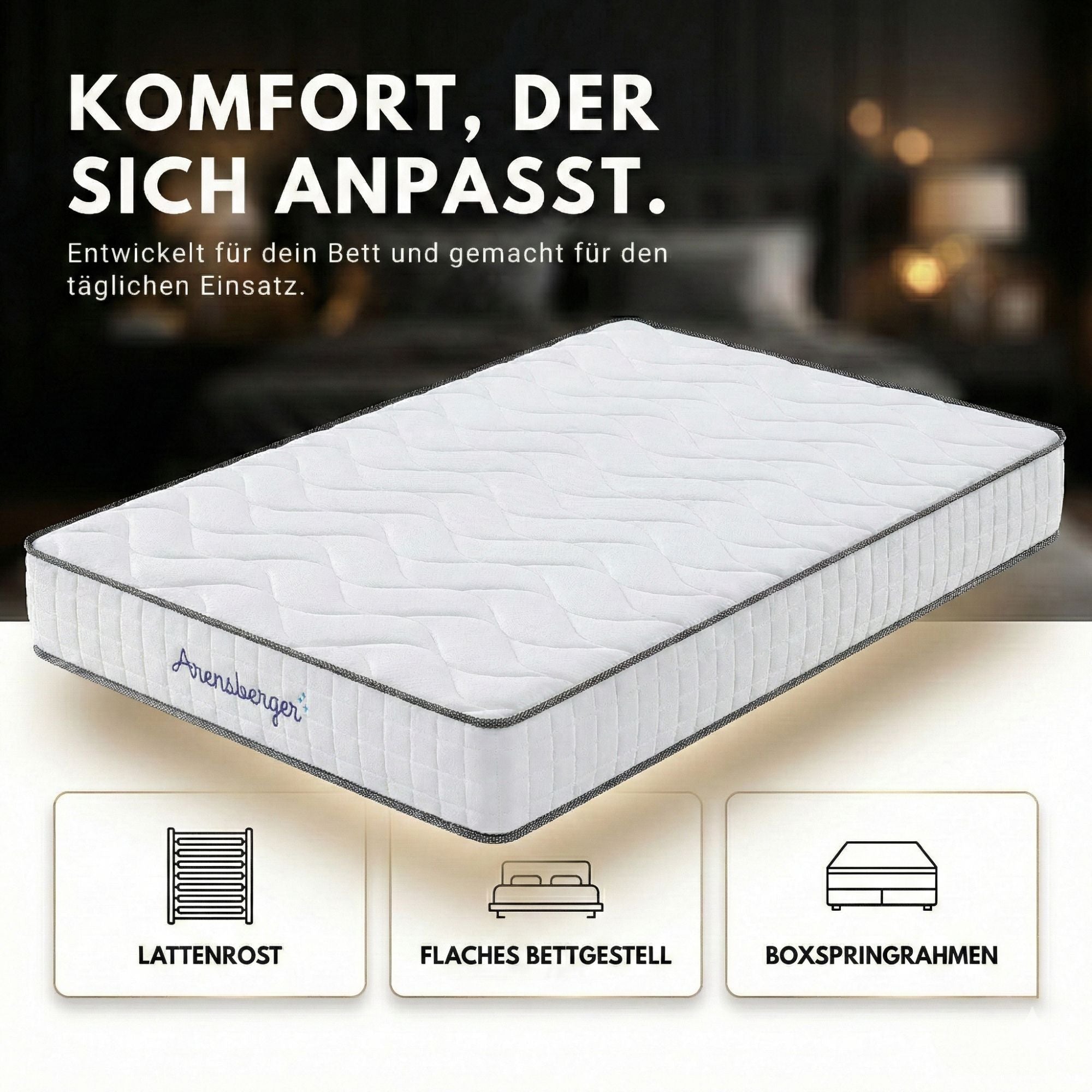 Matratze, 20 cm für erholsamen Schlaf – Detailansicht 7