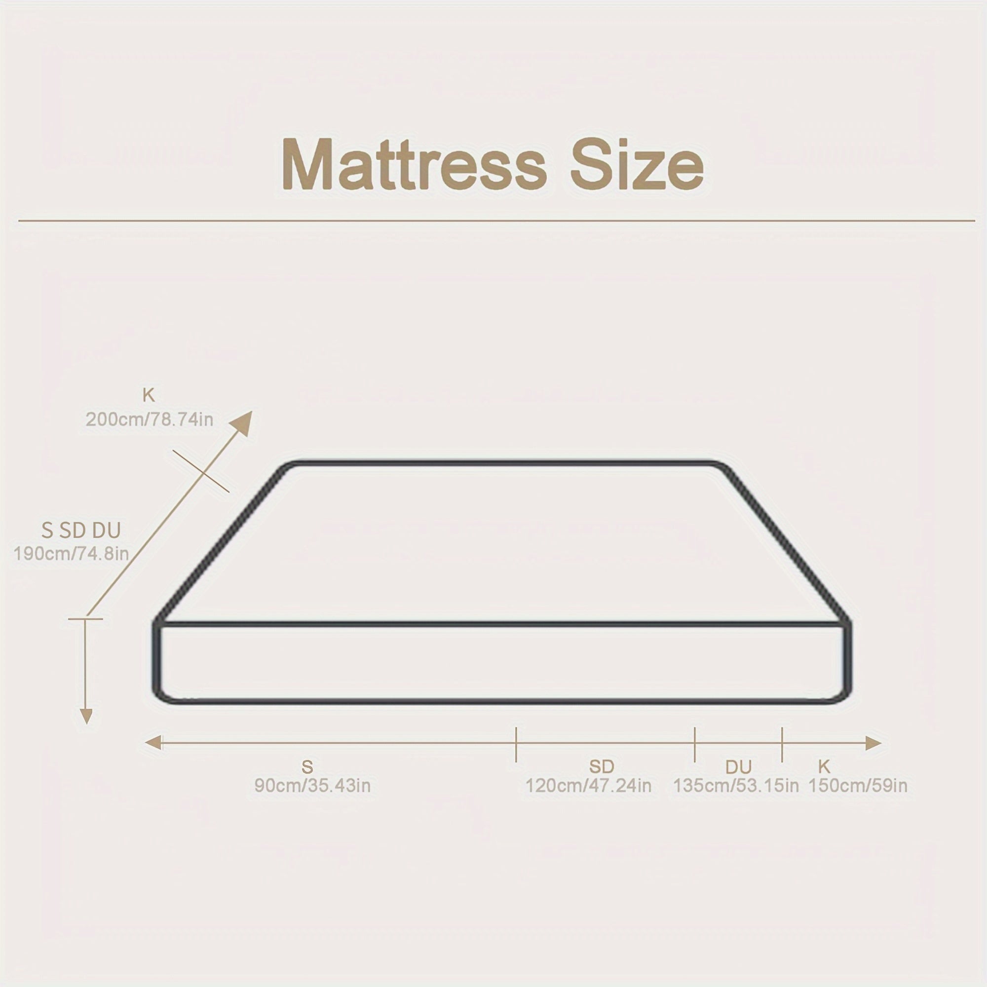 Matratze, 90*200*20cm für Schlafzimmer – Detailansicht 6