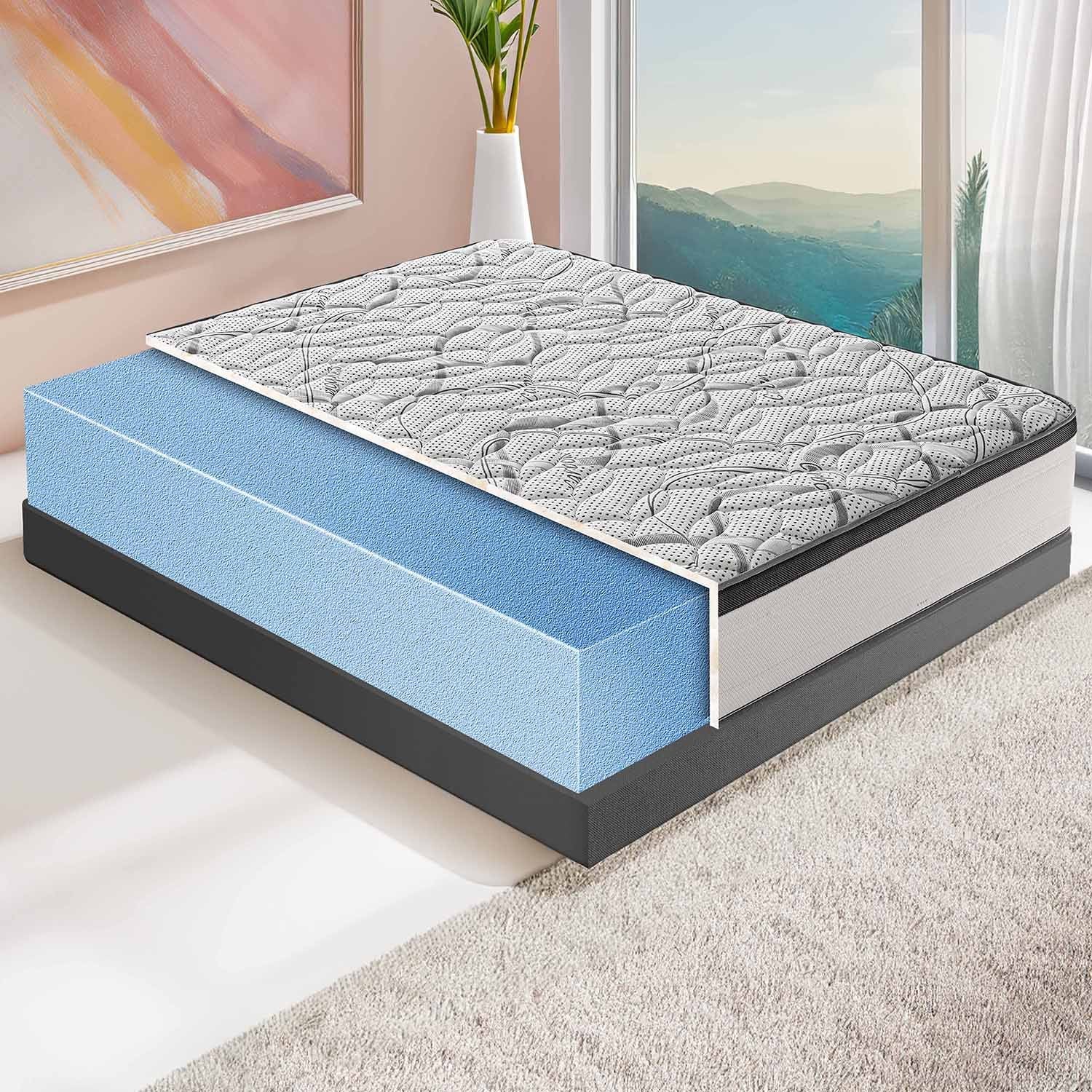 Matratze, Höhe 15 cm für Schlafzimmer und erholsamen Schlaf – Detailansicht 53