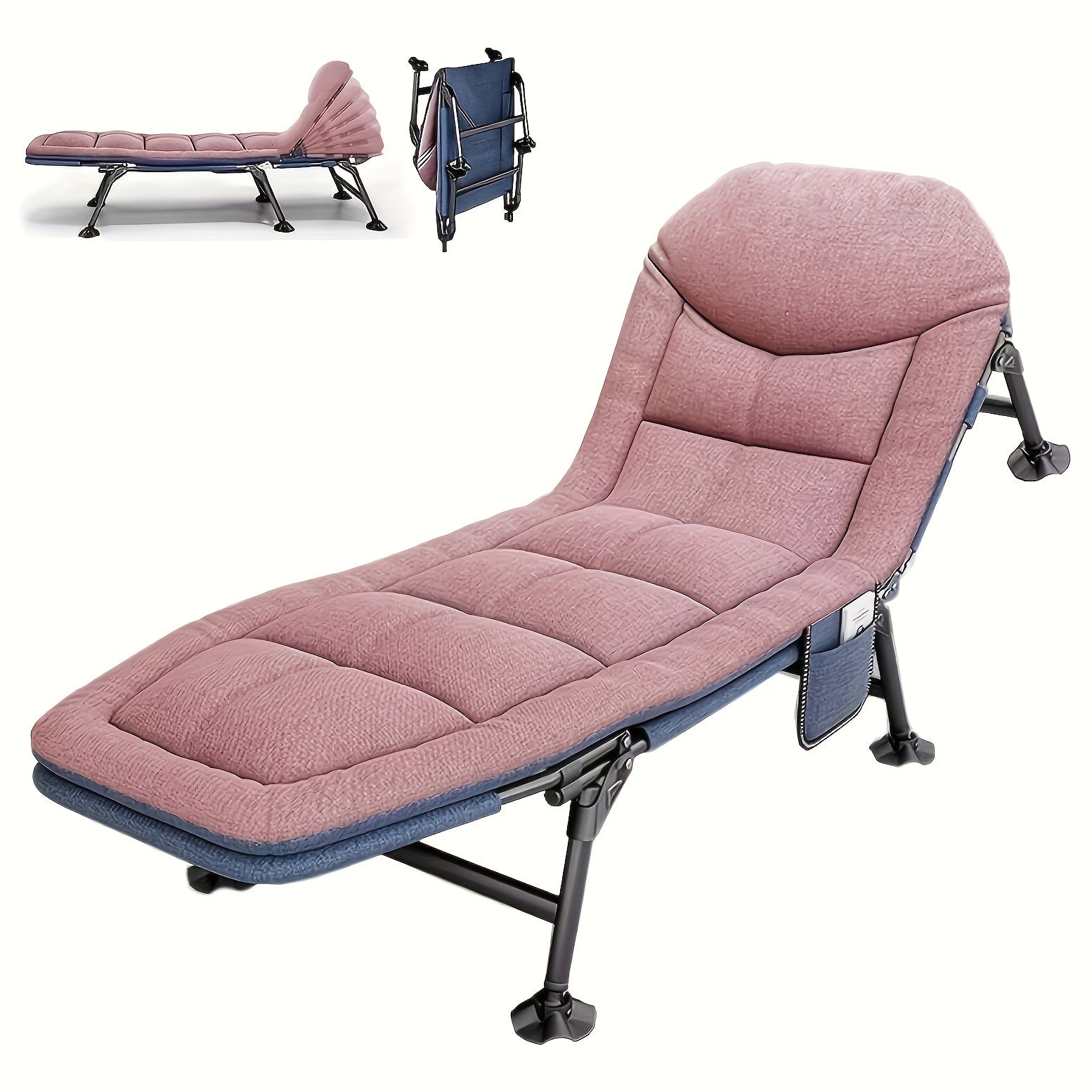 Matratze, Rosa für erholsamen Schlaf und Schlafzimmer – Detailansicht 5