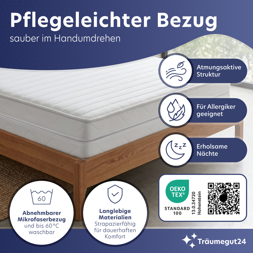 Matratze, waschbar für erholsamen Schlaf und Schlafzimmer – Detailansicht 11