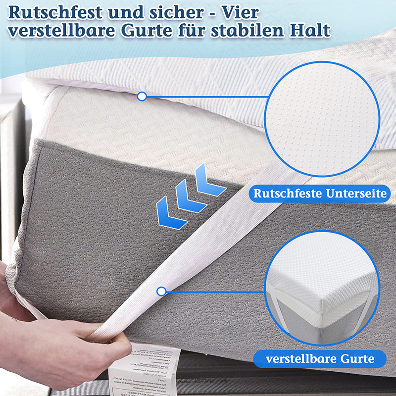 Matratzen-Topper, rutschfest für Schlafzimmer und Bett – Detailansicht 6