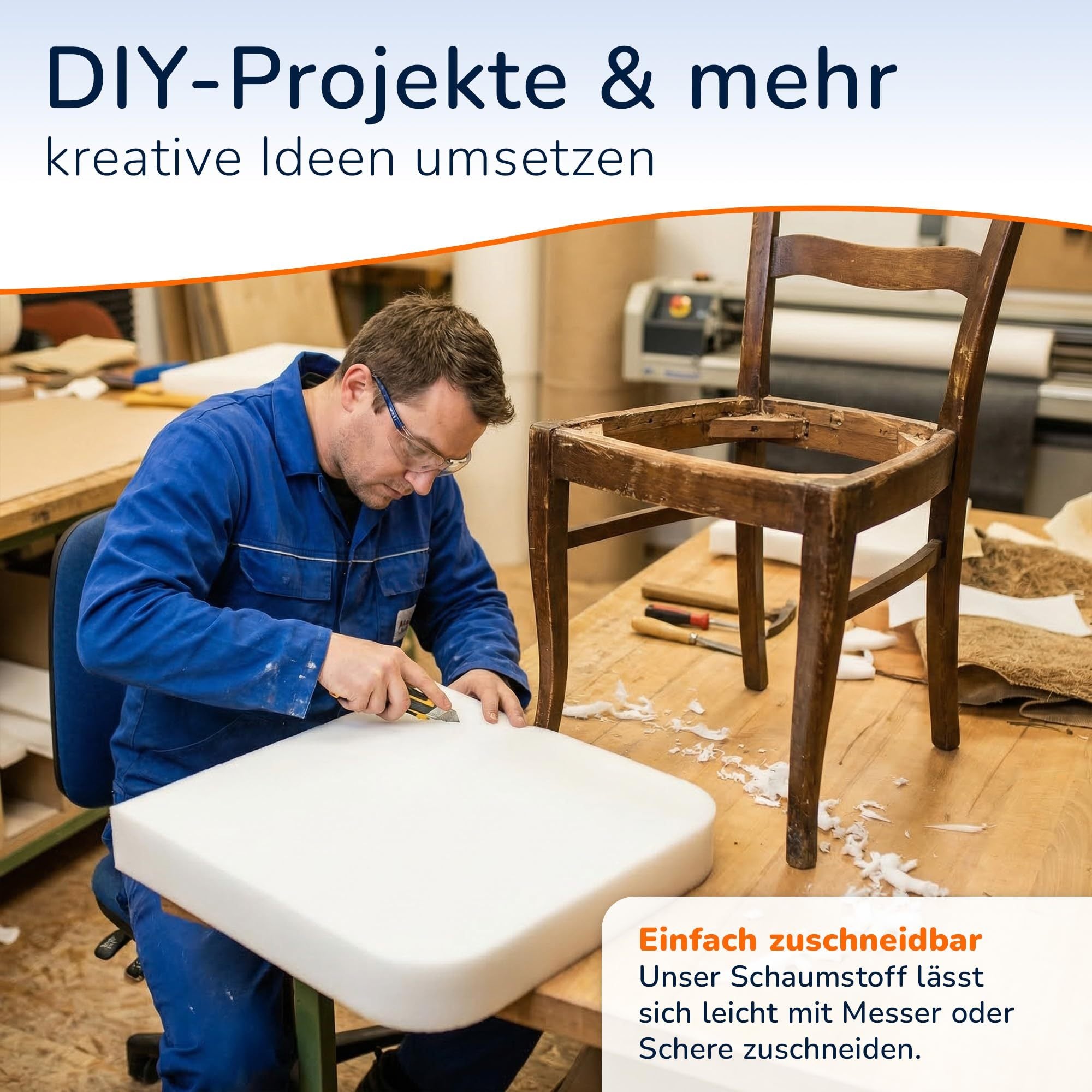 Matratzenauflage, 15 cm für Schlafzimmer und Bett – Detailansicht 12