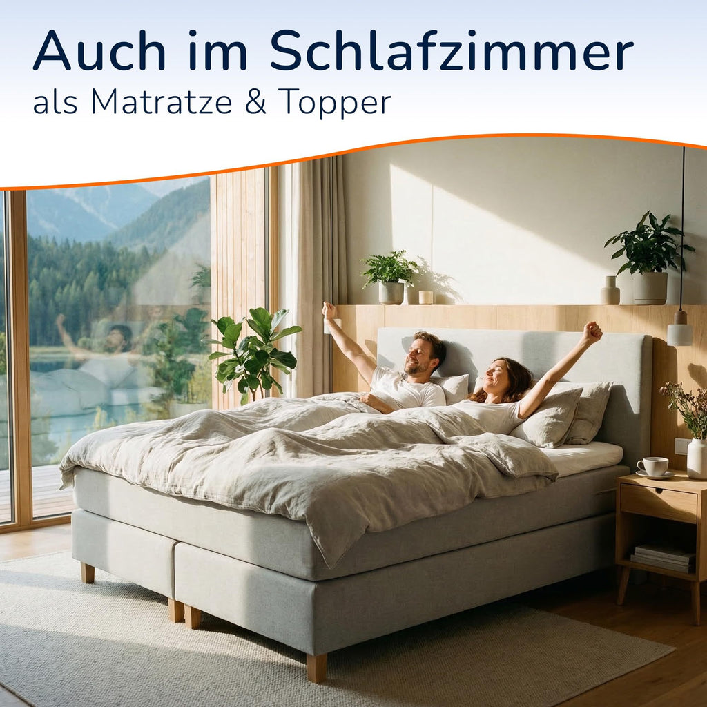 Matratzenauflage, 15 cm für Schlafzimmer und Bett – Detailansicht 15