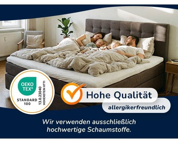 Matratzenauflage, 15 cm für Schlafzimmer und Bett – Detailansicht 19