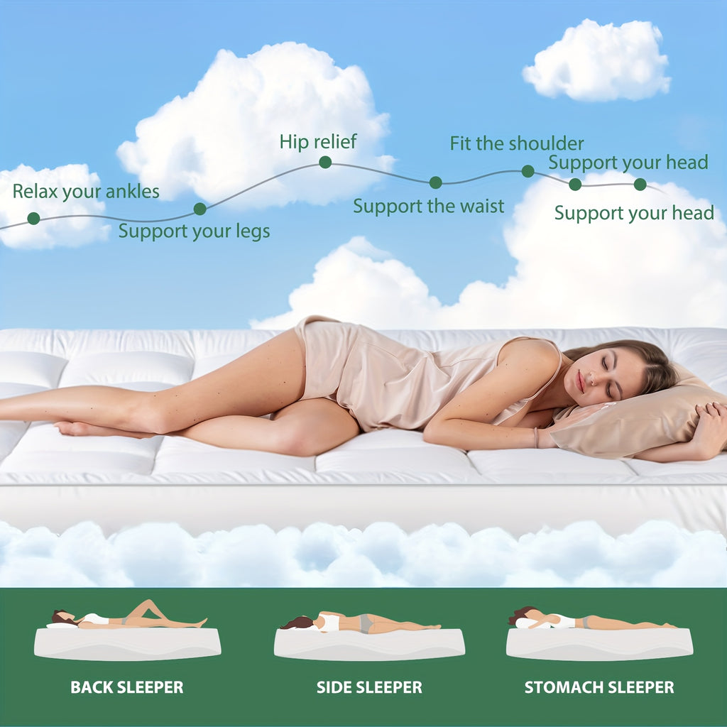 Matratzenauflage, 5 cm x 120x200 cm für Schlafzimmer – Detailansicht 5