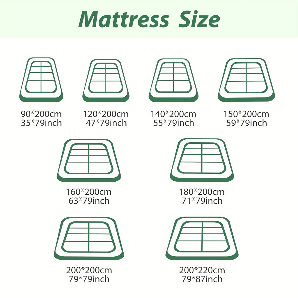 Matratzenauflage, 5 cm x 120x200 cm für Schlafzimmer – Detailansicht 6