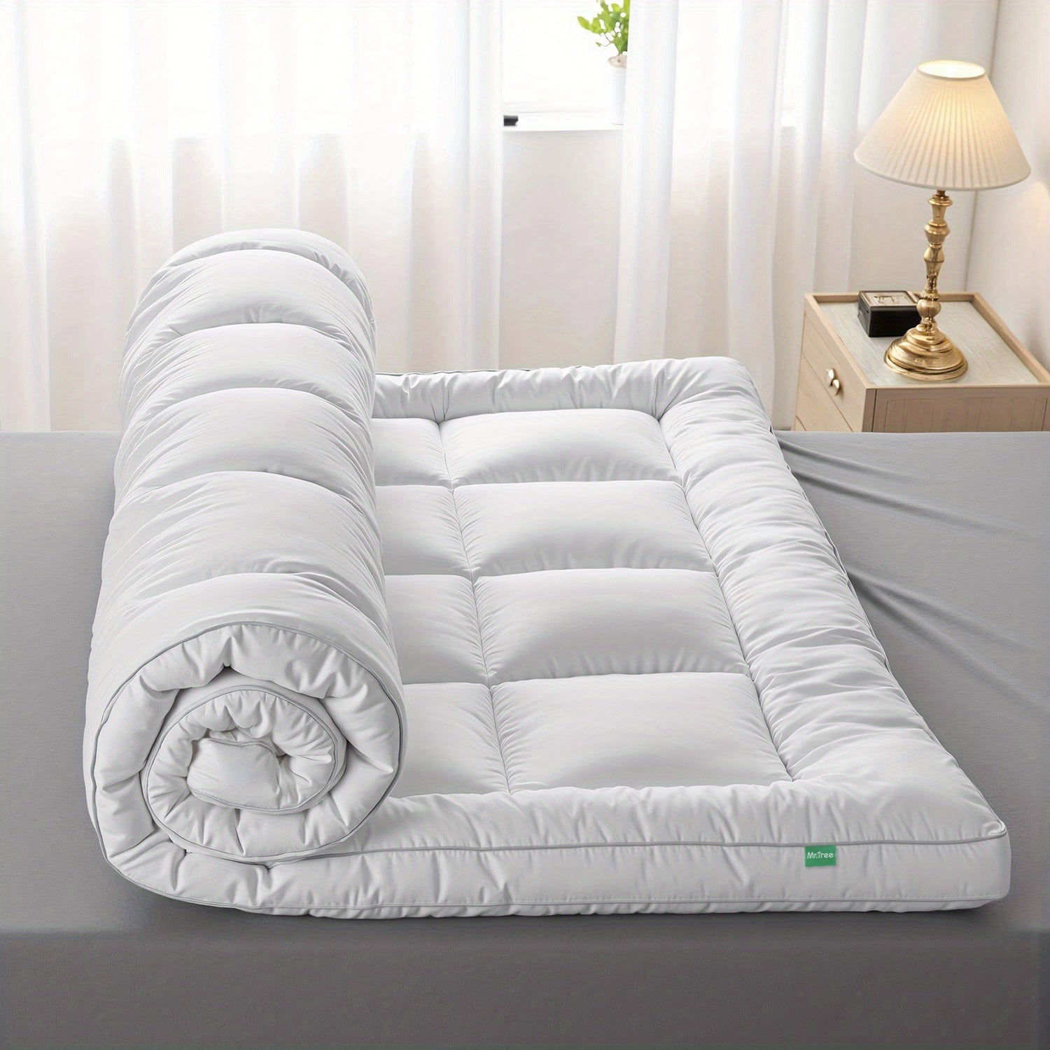 Matratzenauflage, 5 cm x 120x200 cm für Schlafzimmer – Detailansicht 7