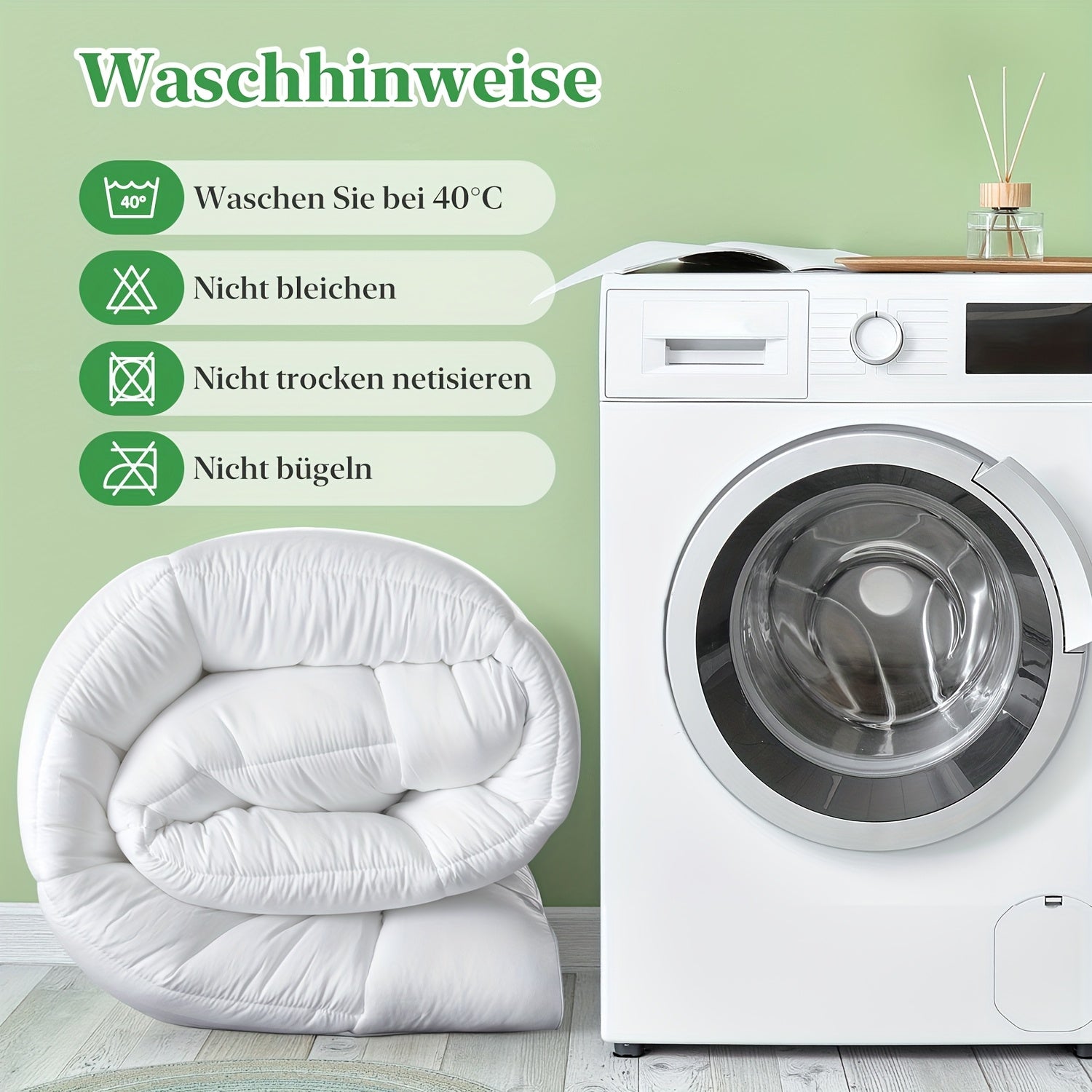 Matratzenauflage, 5 cm x 120x200 cm für Schlafzimmer – Detailansicht 9