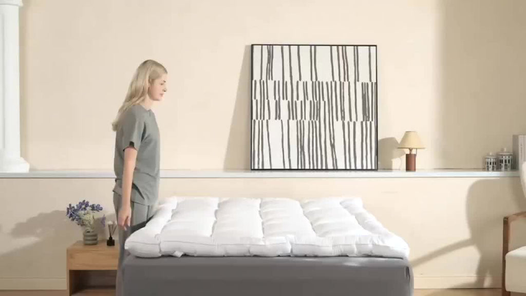 Matratzenauflage, 5 cm x 120x200 cm für Schlafzimmer – Detailansicht 11
