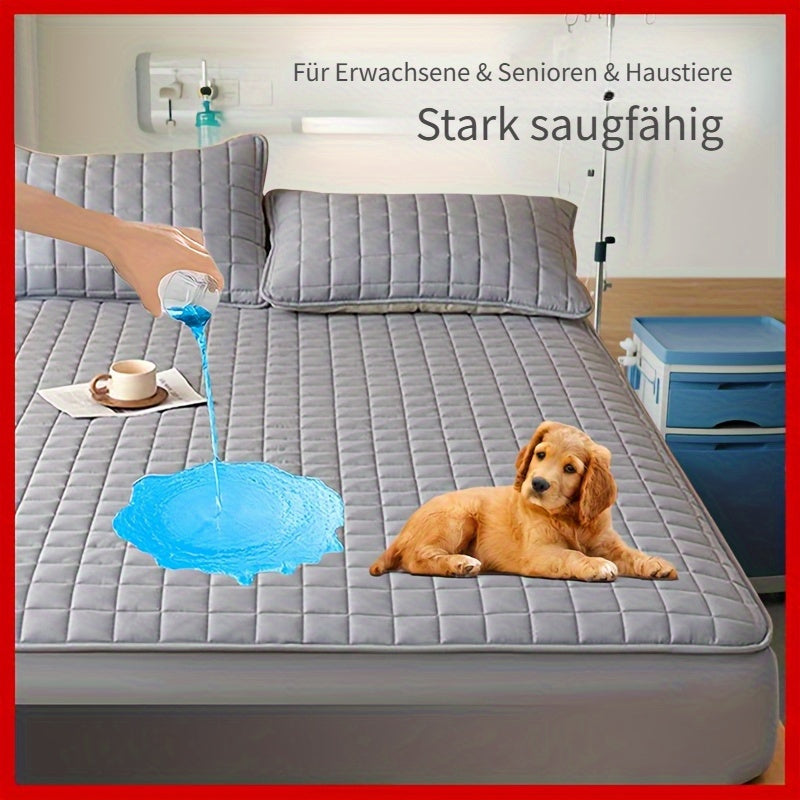 Matratzenschoner, Grau für Schlafzimmer – Detailansicht 3