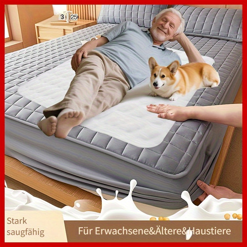 Matratzenschoner, Grau für Schlafzimmer – Detailansicht 7