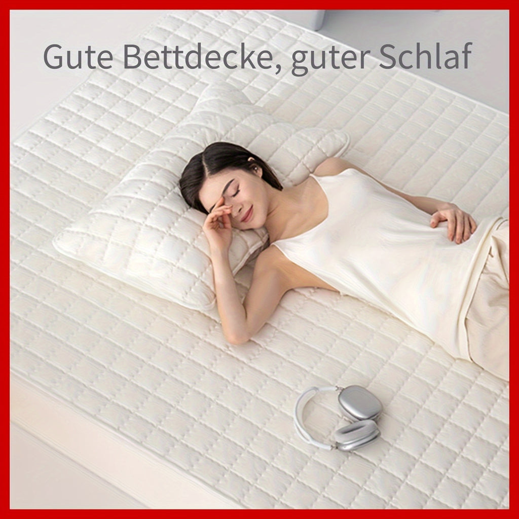 Matratzenschoner, Grau für Schlafzimmer – Detailansicht 14