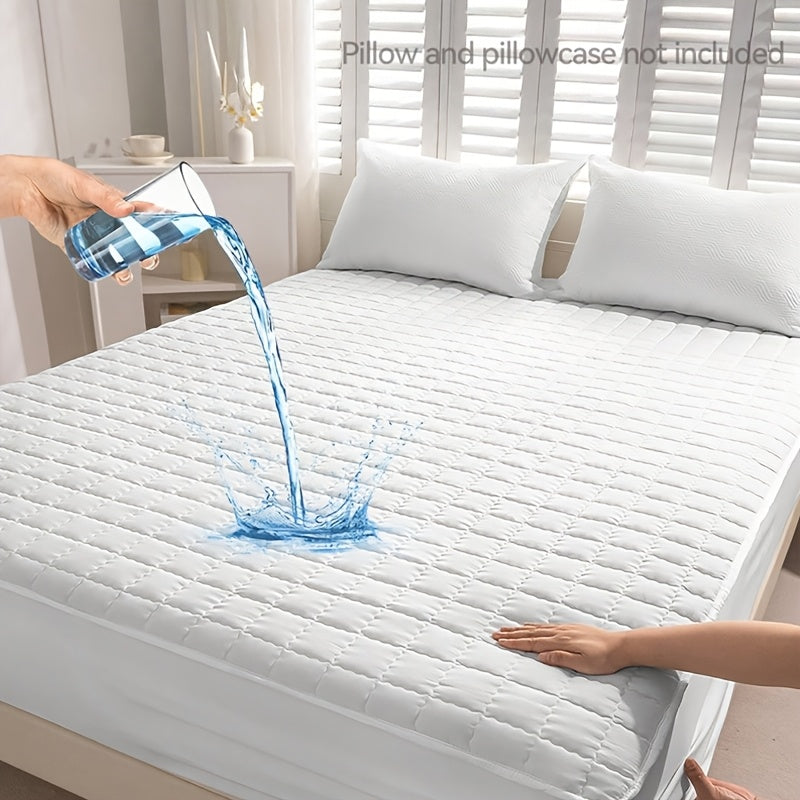 Matratzenschoner, Weiss für Bett und Schlafzimmer – Detailansicht 5