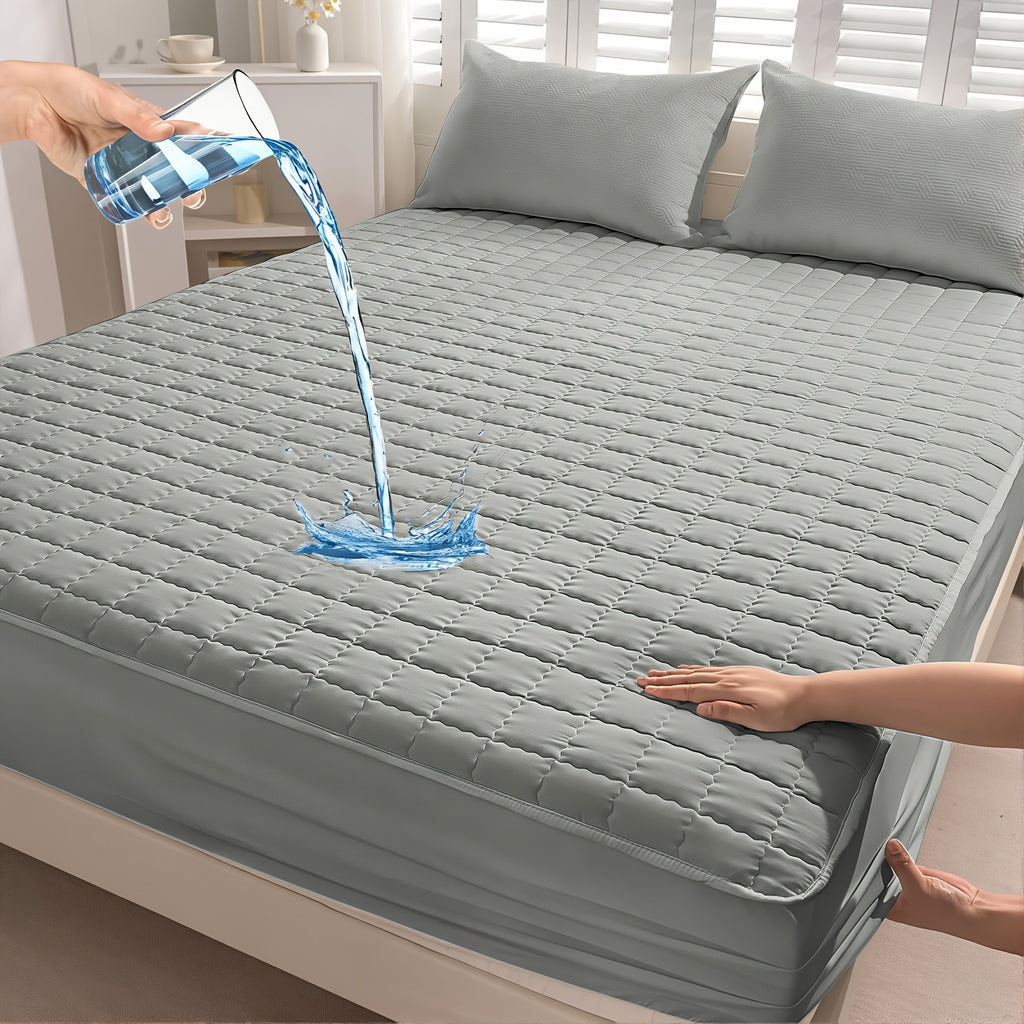 Matratzenschoner, Weiss für Bett und Schlafzimmer – Detailansicht 10
