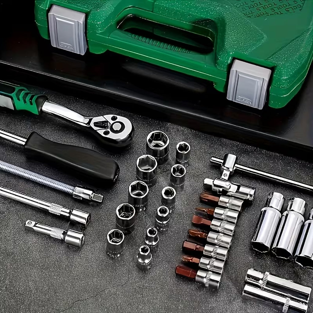 Mechaniker-Werkzeugset, 54 Stück für Fahrzeug und unterwegs – Detailansicht 5