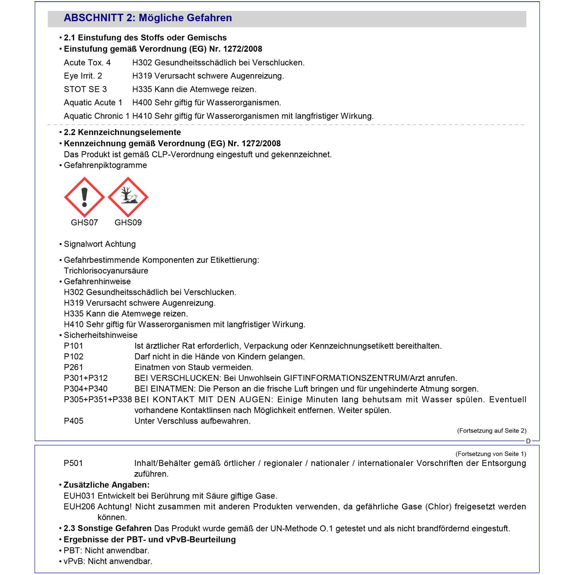 Mechanische & Chemische Poolreiniger, 200g für Pool mit Algizid und Flockung – Detailansicht 9