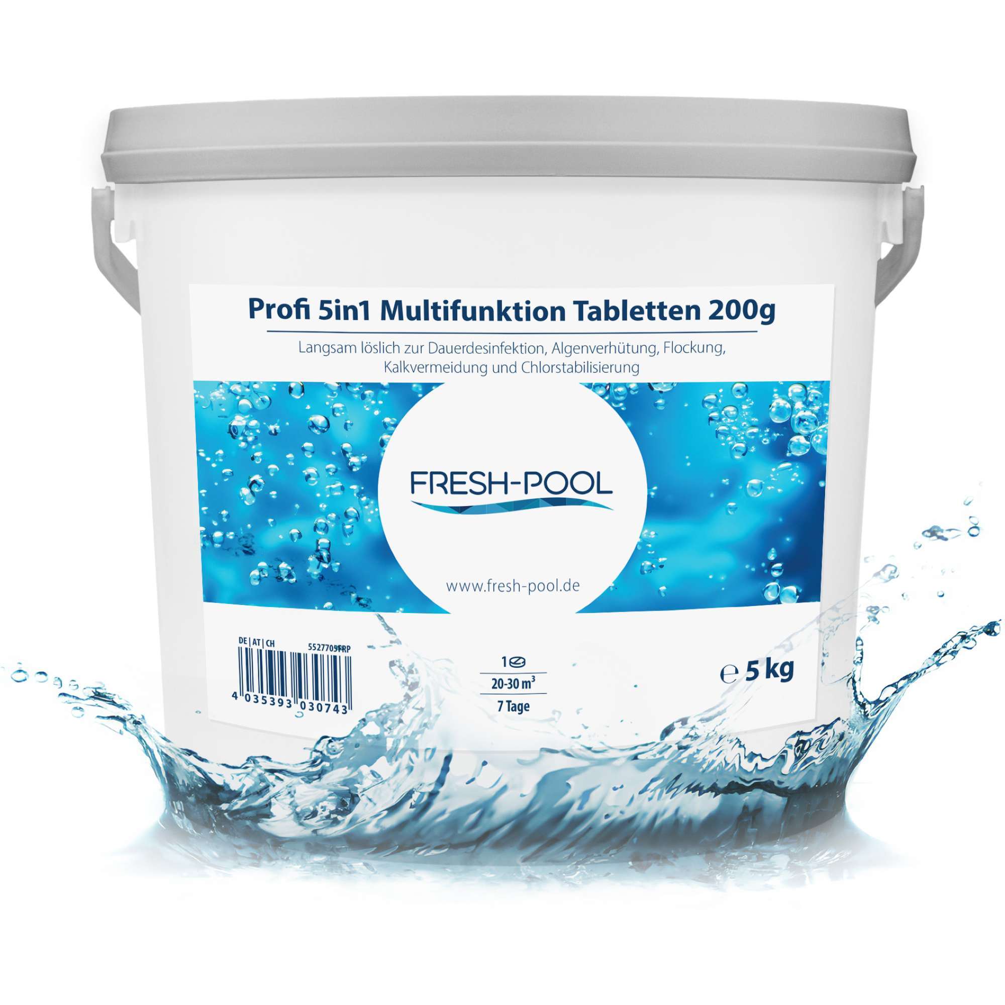 Mechanische & Chemische Poolreiniger, 200g für Pool mit Algizid und Flockung – Detailansicht 11