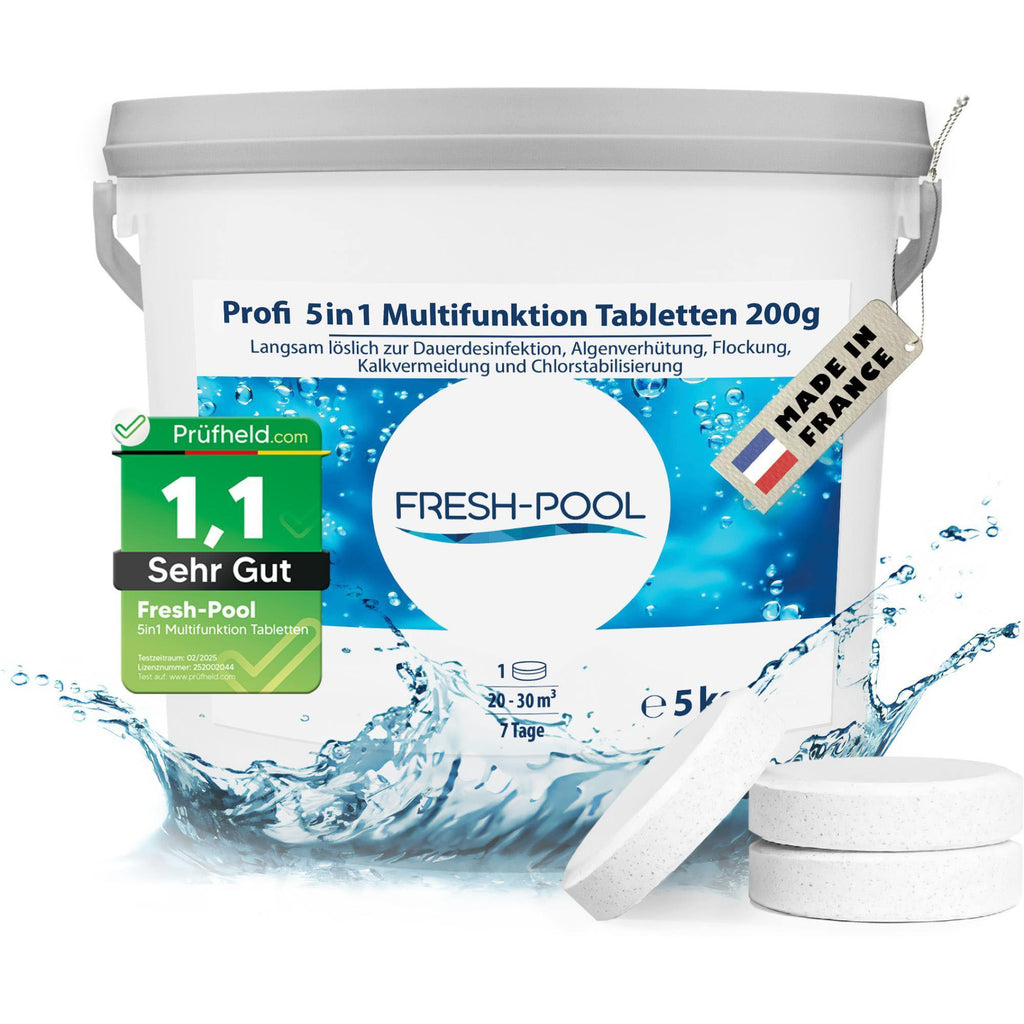 Mechanische & Chemische Poolreiniger, 200g für Pool mit Algizid und Flockung – Detailansicht 12