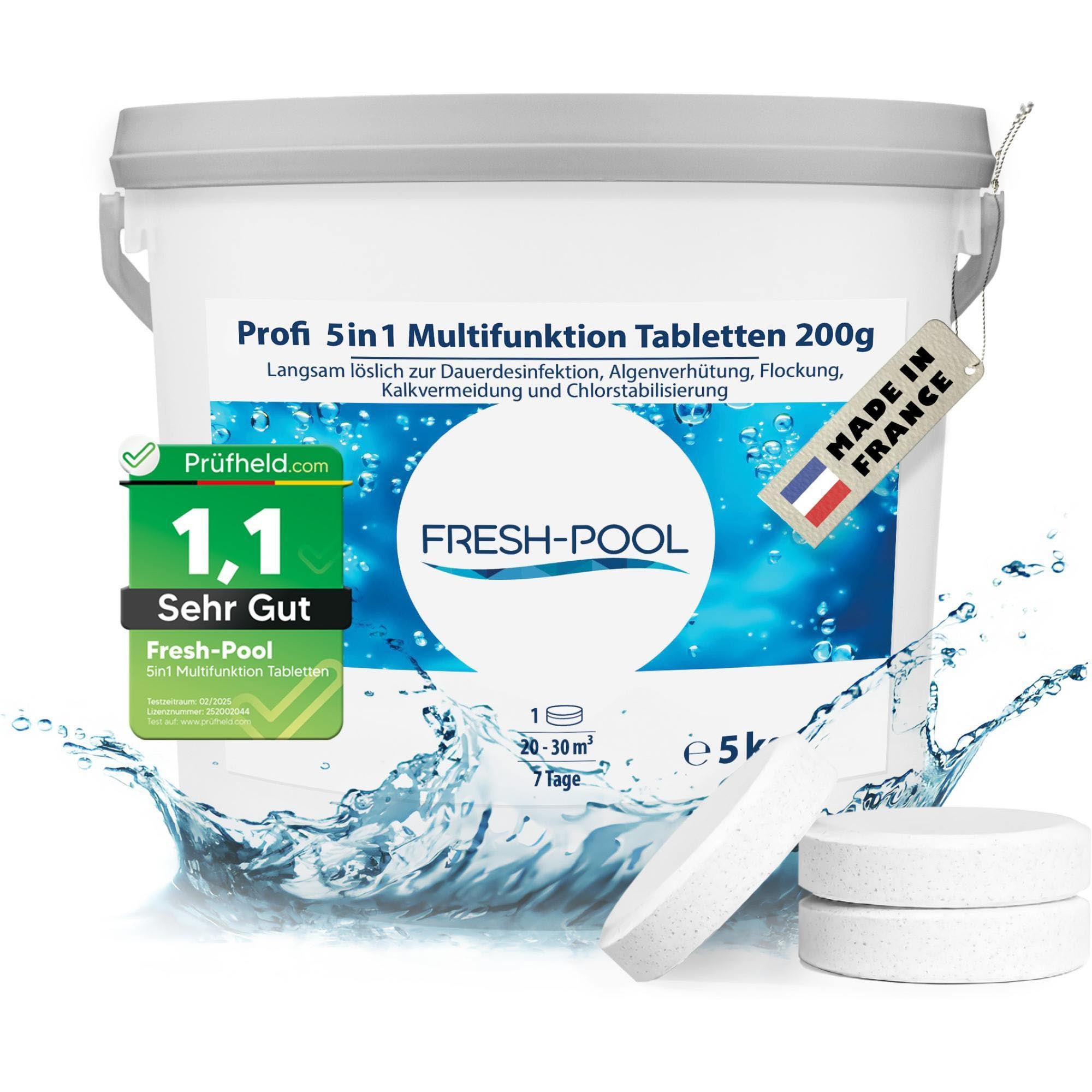 Mechanische & Chemische Poolreiniger, 200g für Pool mit Algizid und Flockung – Detailansicht 12