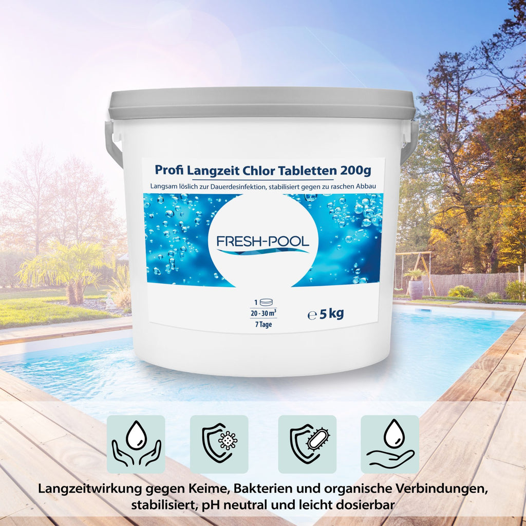 Mechanische & Chemische Poolreiniger, 200g für Pool mit Algizid und Flockung – Detailansicht 13
