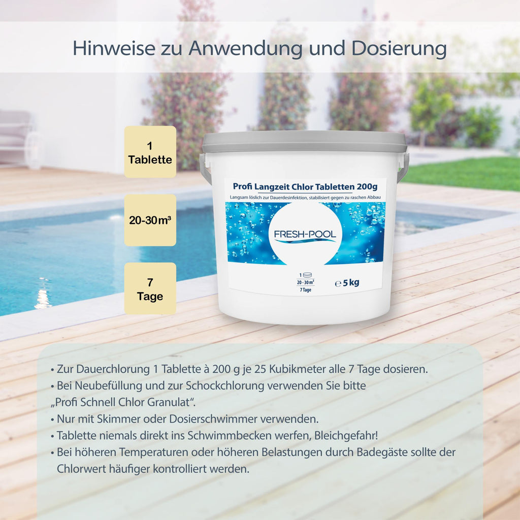 Mechanische & Chemische Poolreiniger, 200g für Pool mit Algizid und Flockung – Detailansicht 14