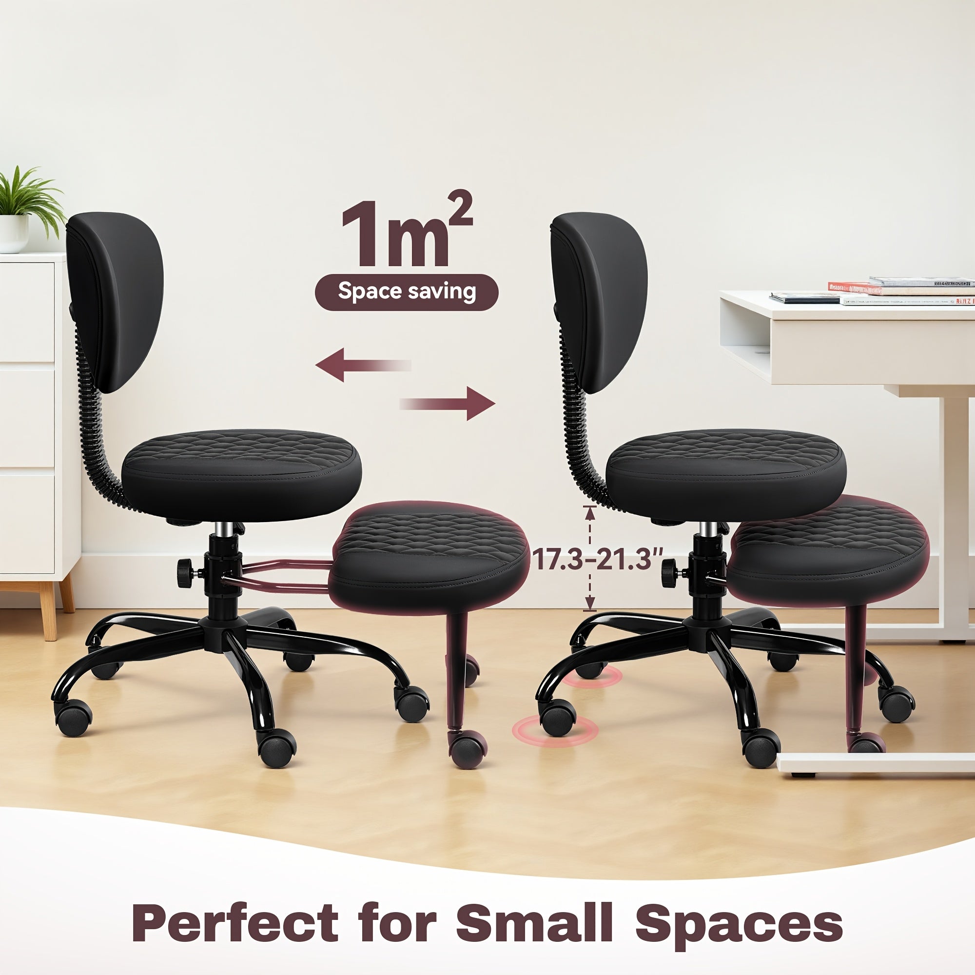 Meditations-Bürostuhl, 360° drehbar für Büro und Homeoffice – Detailansicht 10