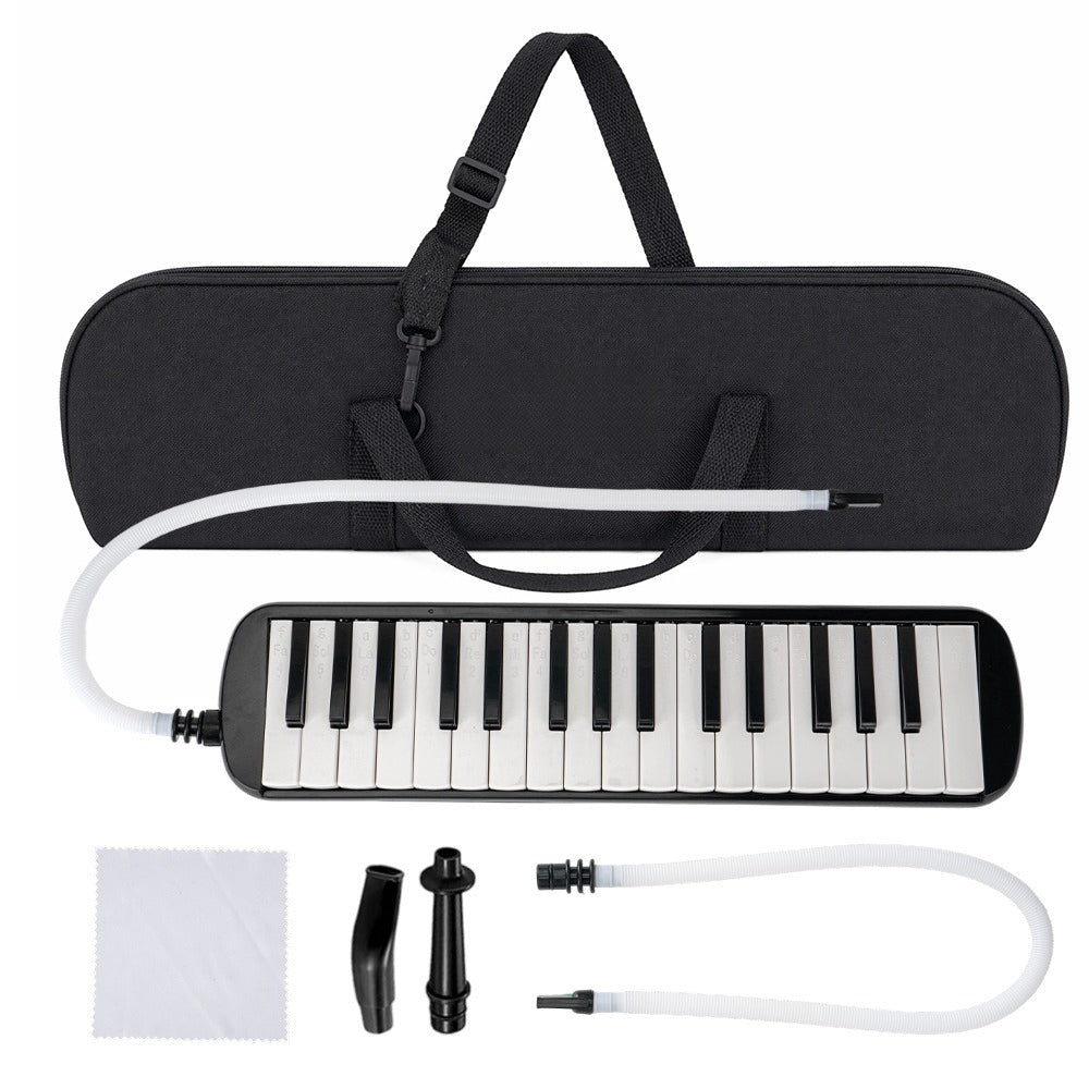 Melodicas im Piano-Stil, Schwarz für Camping und Reisen – Detailansicht 3