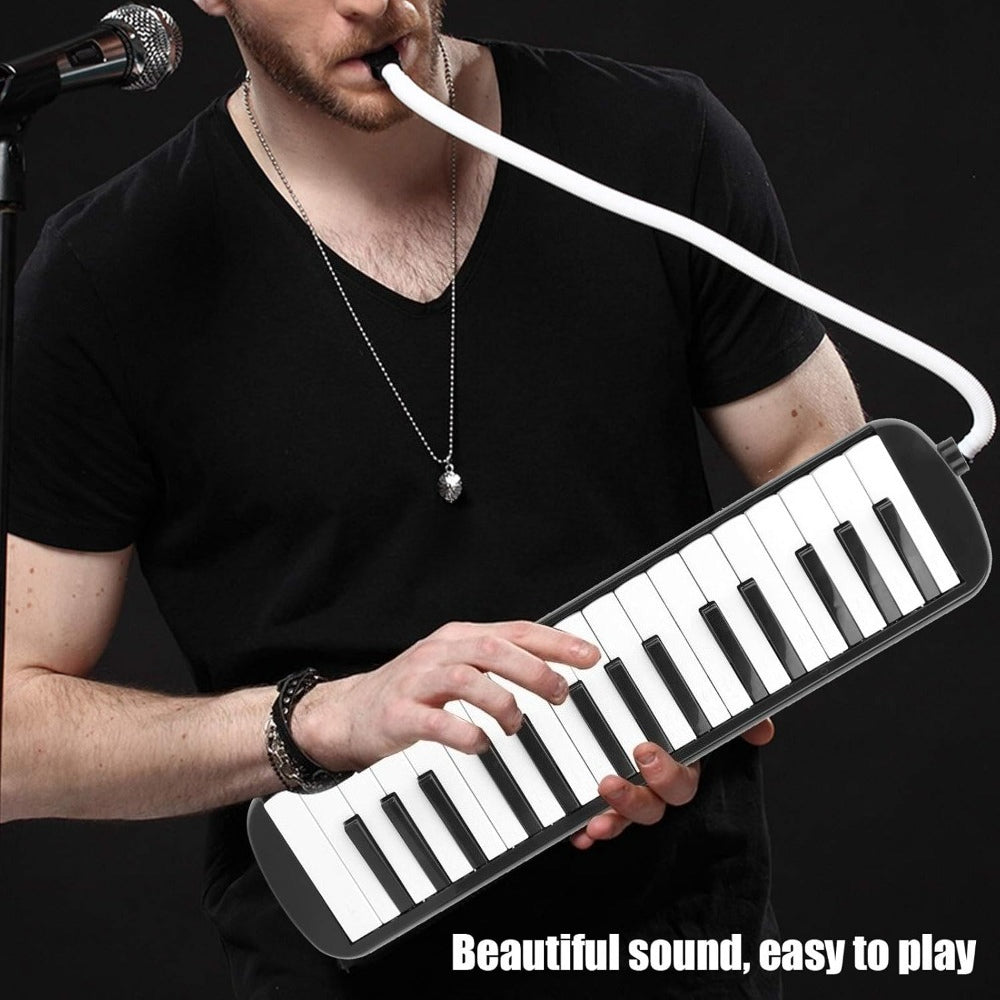 Melodicas im Piano-Stil, Schwarz für Camping und Reisen – Detailansicht 5