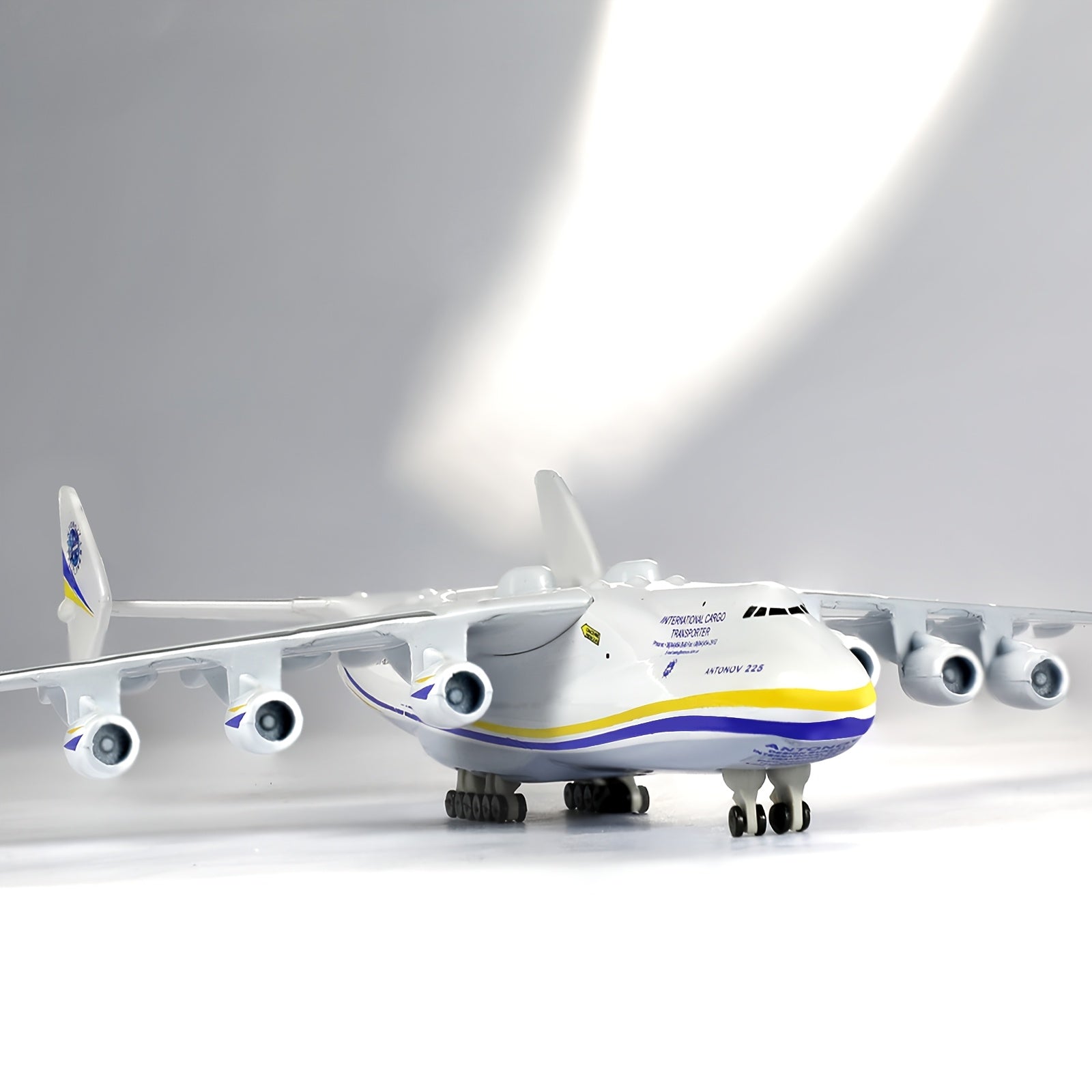 Metall Frachtflugzeug Modell, Weiss für Fahrzeug und Luftfahrtenthusiasten – Hauptansicht