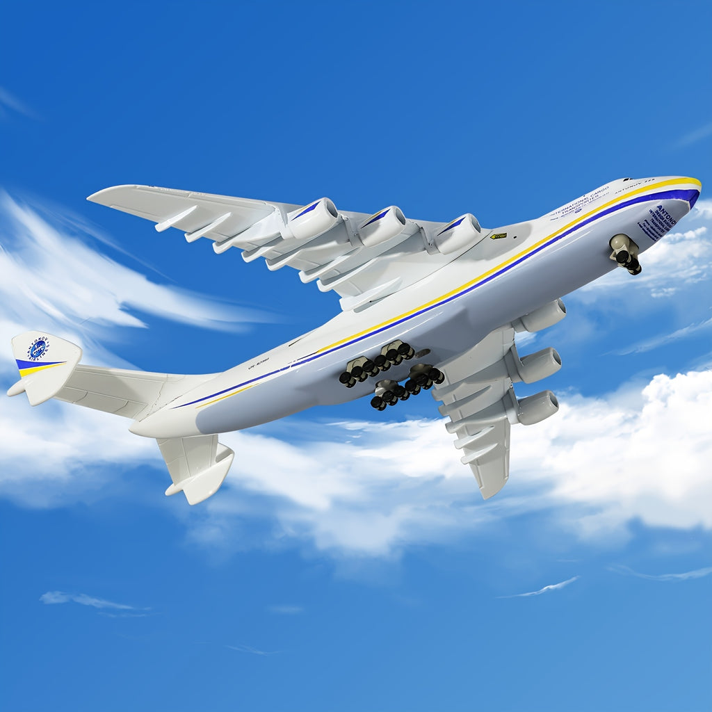 Metall Frachtflugzeug Modell, Weiss für Luftfahrtenthusiasten – Detailansicht 3