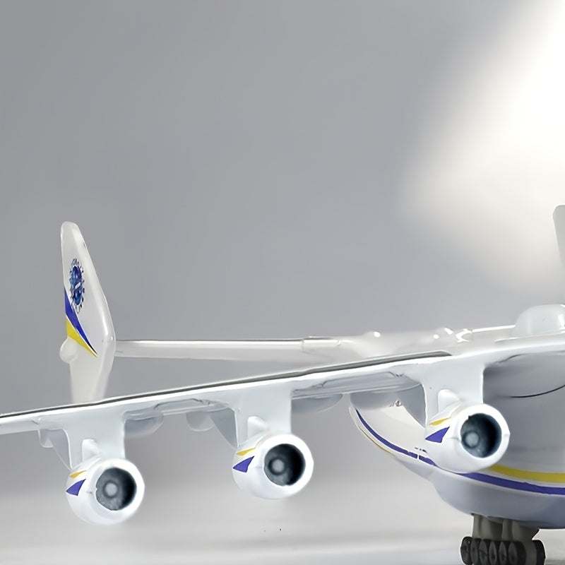 Metall Frachtflugzeug Modell, Weiss für Luftfahrtenthusiasten – Detailansicht 5