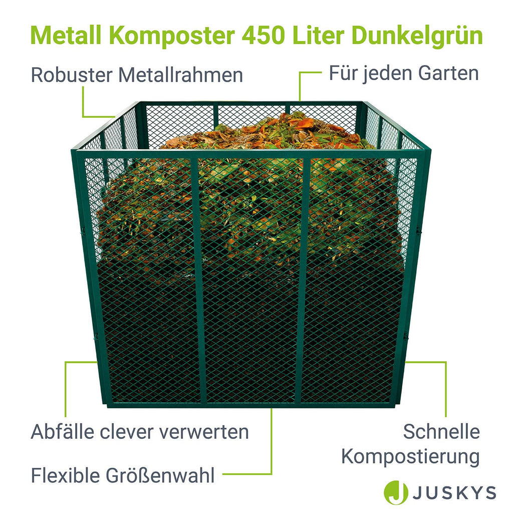 Metall Komposter, silber für Haustiere und Zuhause – Detailansicht 13