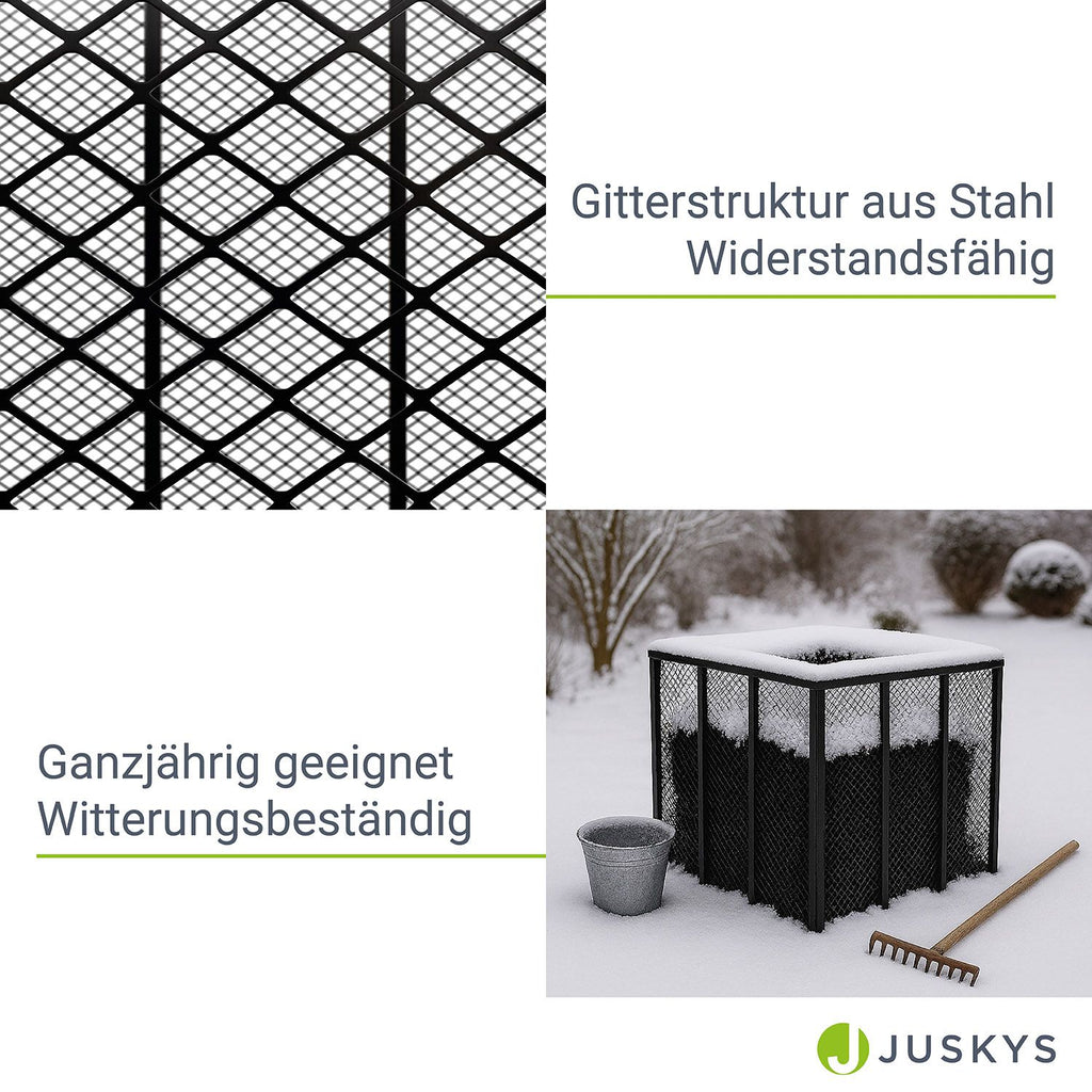 Metall Komposter, silber für Haustiere und Zuhause – Detailansicht 24