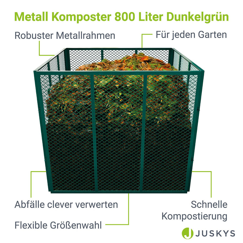 Metall Komposter, silber für Haustiere und Zuhause – Detailansicht 33