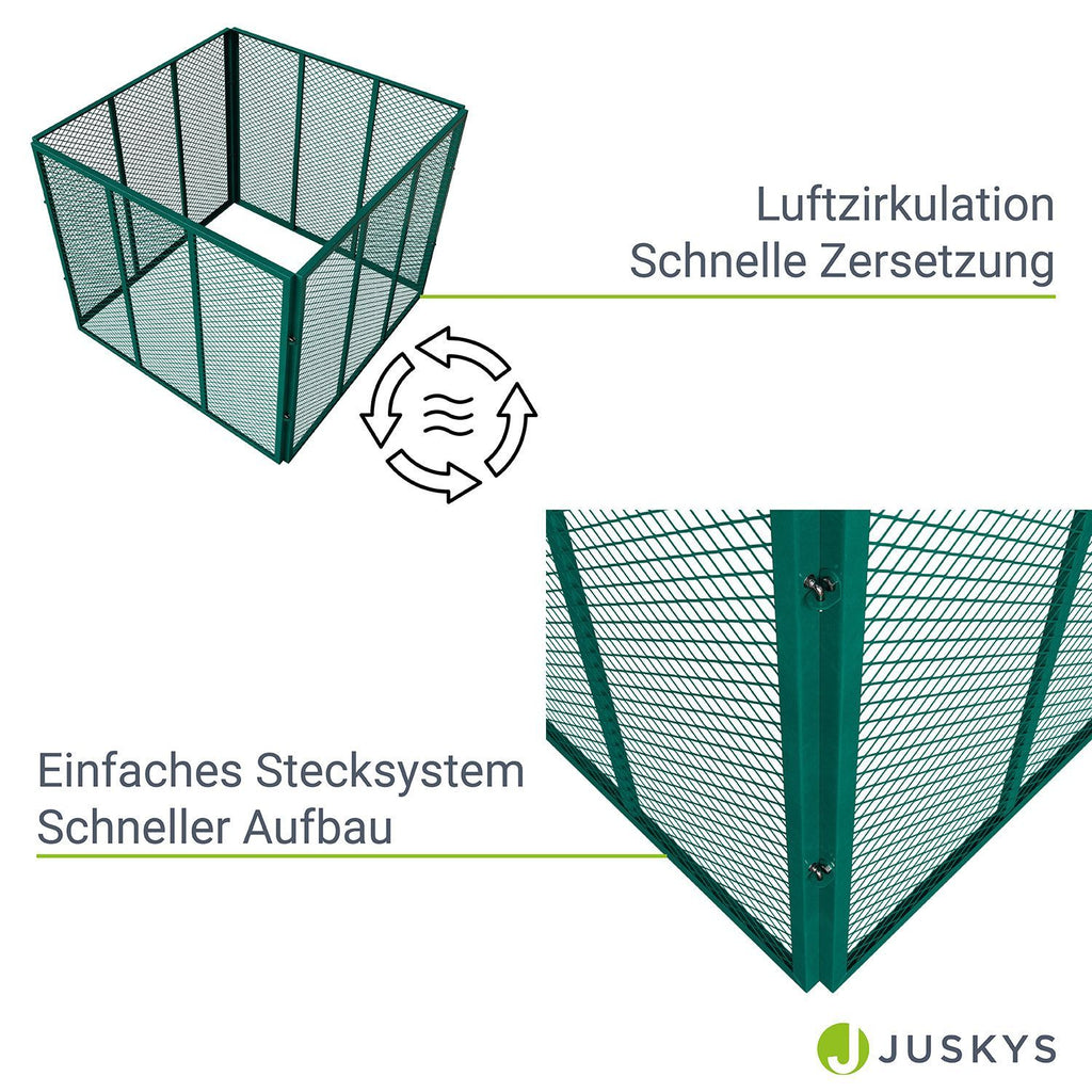 Metall Komposter, silber für Haustiere und Zuhause – Detailansicht 35
