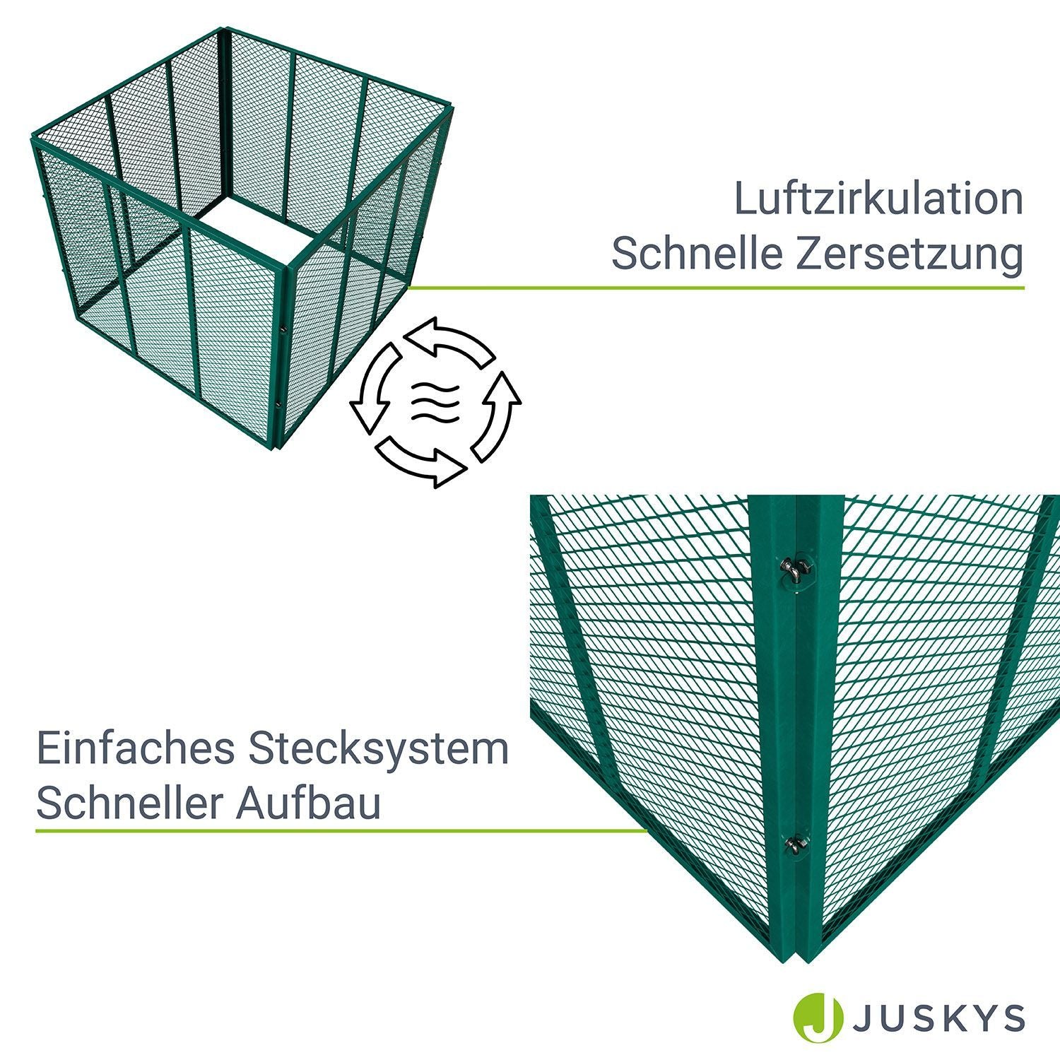 Metall Komposter, silber für Haustiere und Zuhause – Detailansicht 35