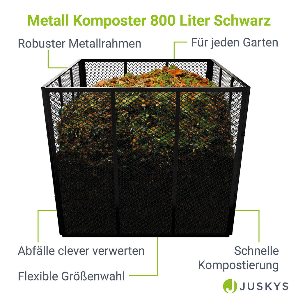 Metall Komposter, silber für Haustiere und Zuhause – Detailansicht 43